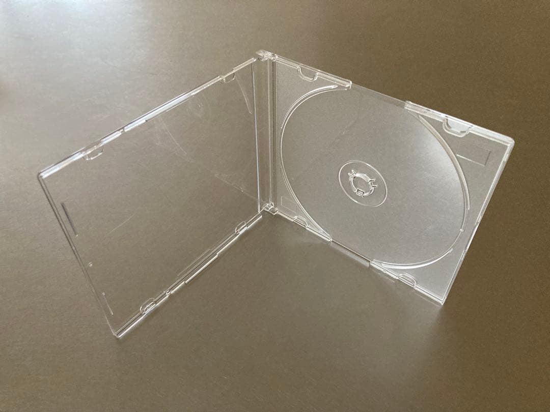 空　CD/DVDケース　5mm厚　250枚セット