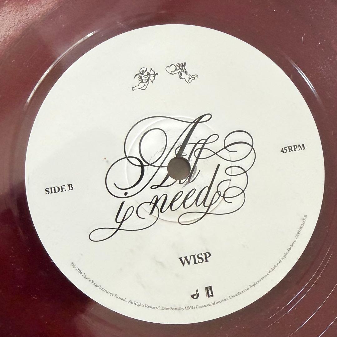 Wisp ウィスプ vinyl Yellow All I need レコード