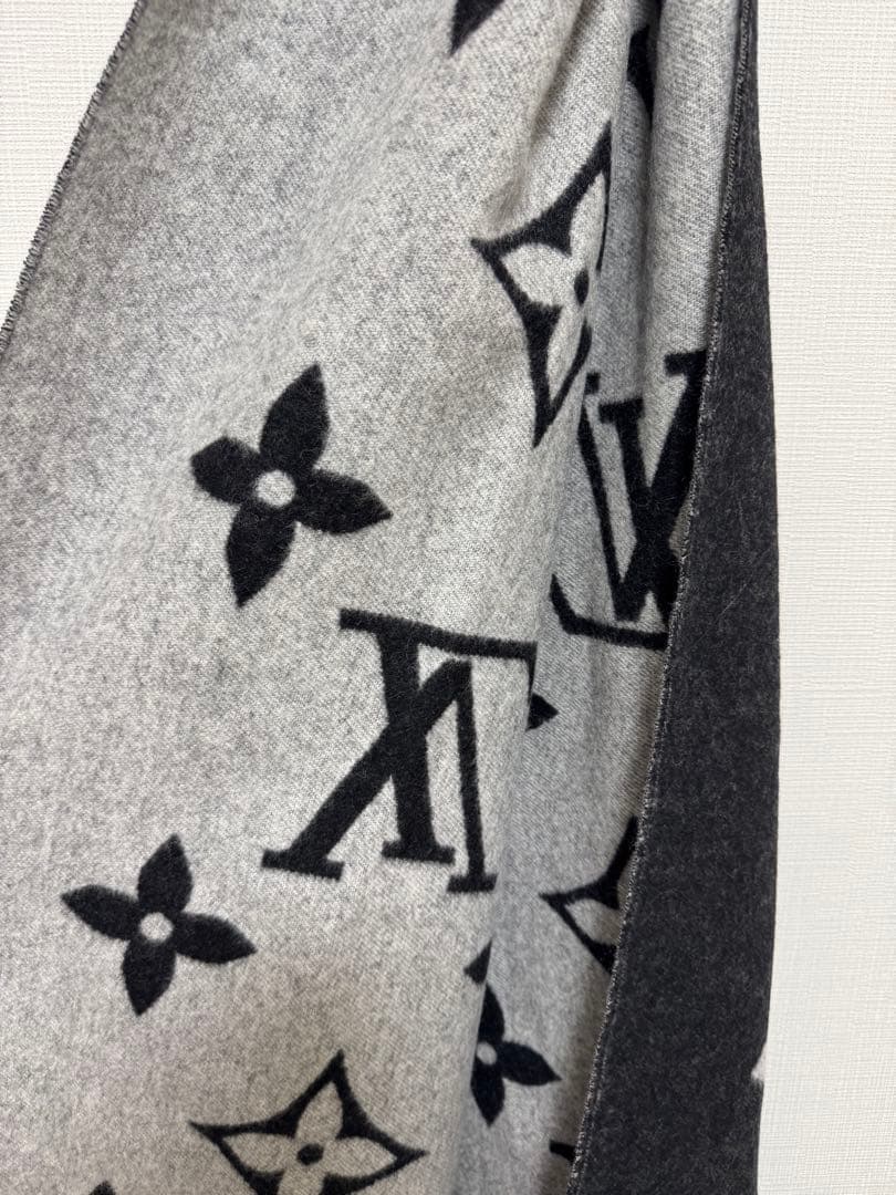 LOUIS VUITTON ルイヴィトン マフラー レイキャビック ブラック