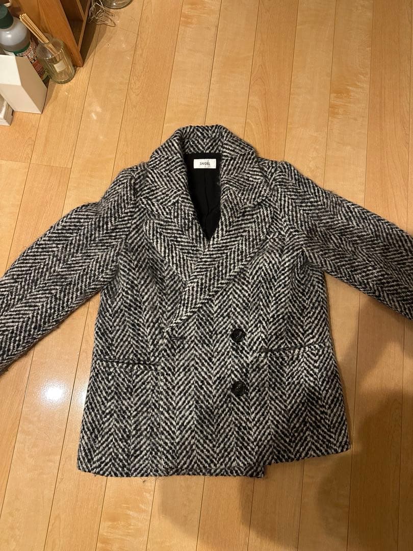 SNIDEL オーバーボックスジャケットコート
