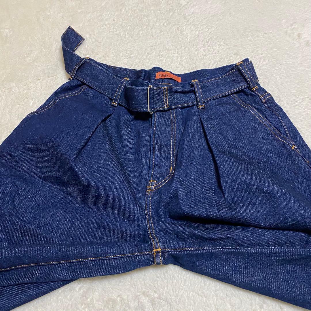 【極美品】NEEDBY heritage \"MAISON\" ワイドデニム 26