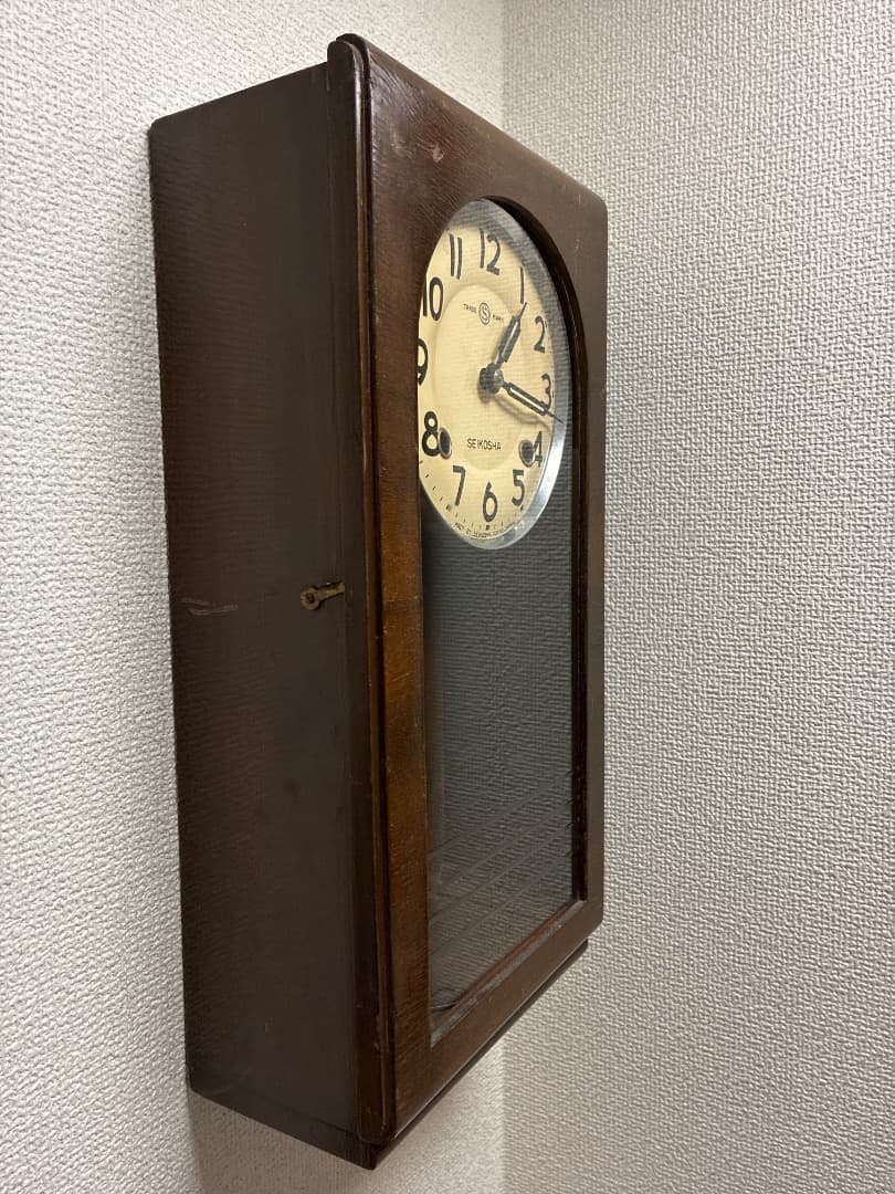 SEIKO 振り子時計 木製 10日巻 完動品