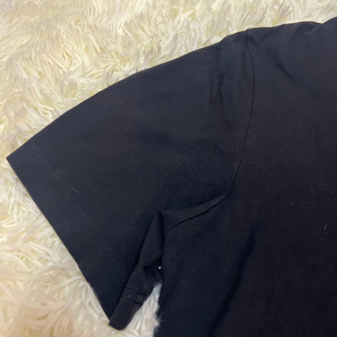 2024ss✨ モンクレール Tシャツ ペイントロゴ デカロゴ XL 黒