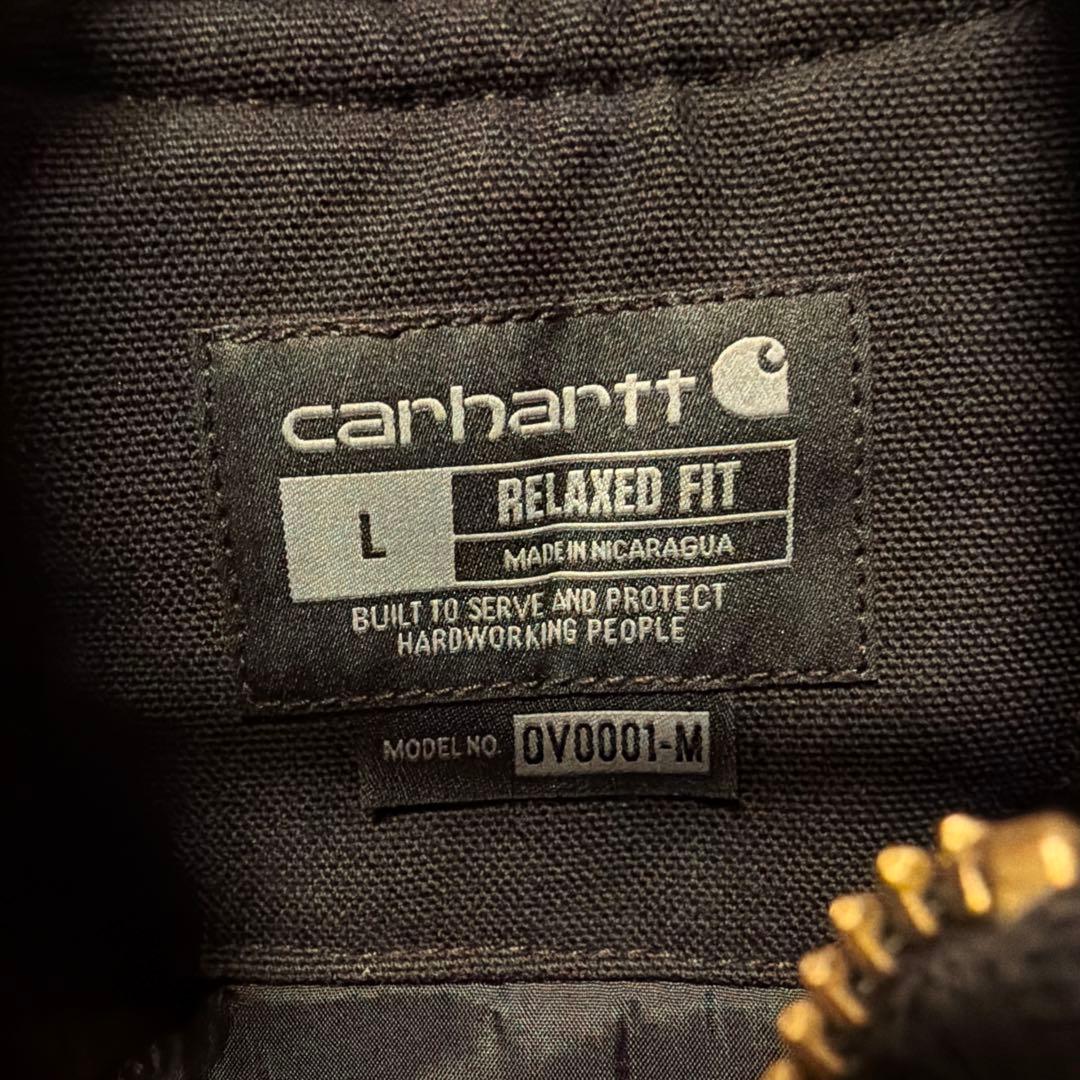 Carhartt ブラック ダックベスト L