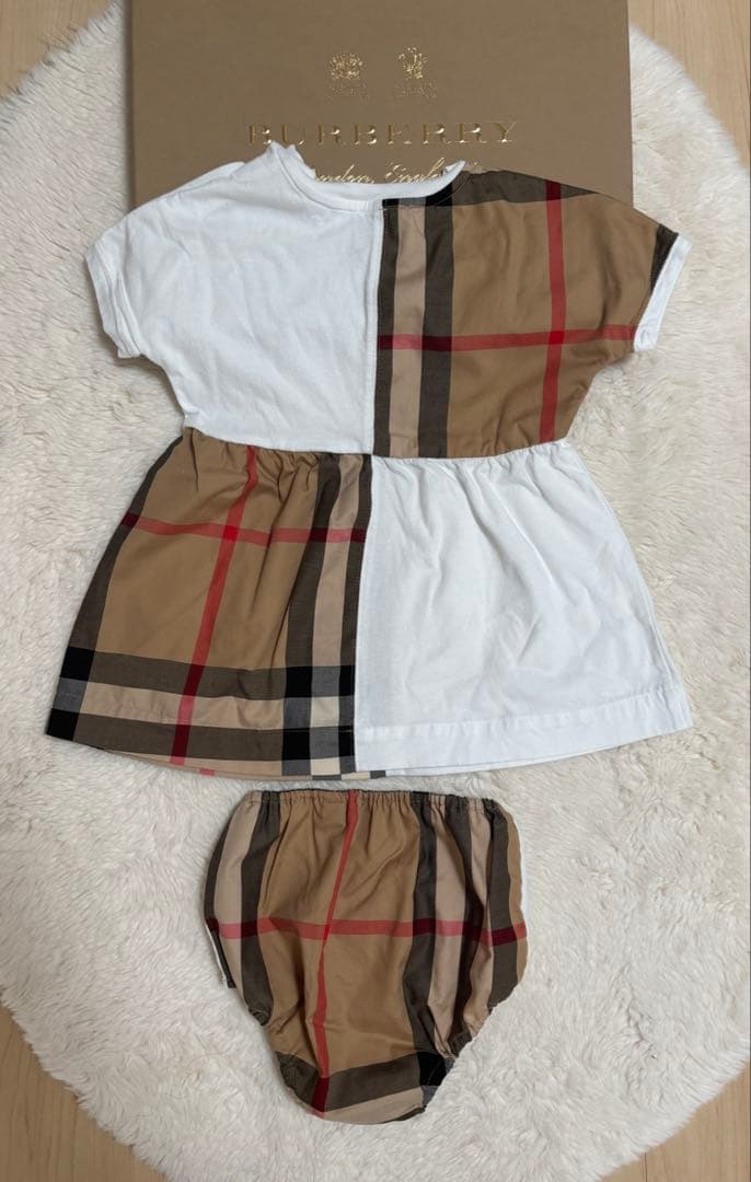 BURBERRY バーバリー　セットアップ　現行タグ　80　ブルマ　ワンピース