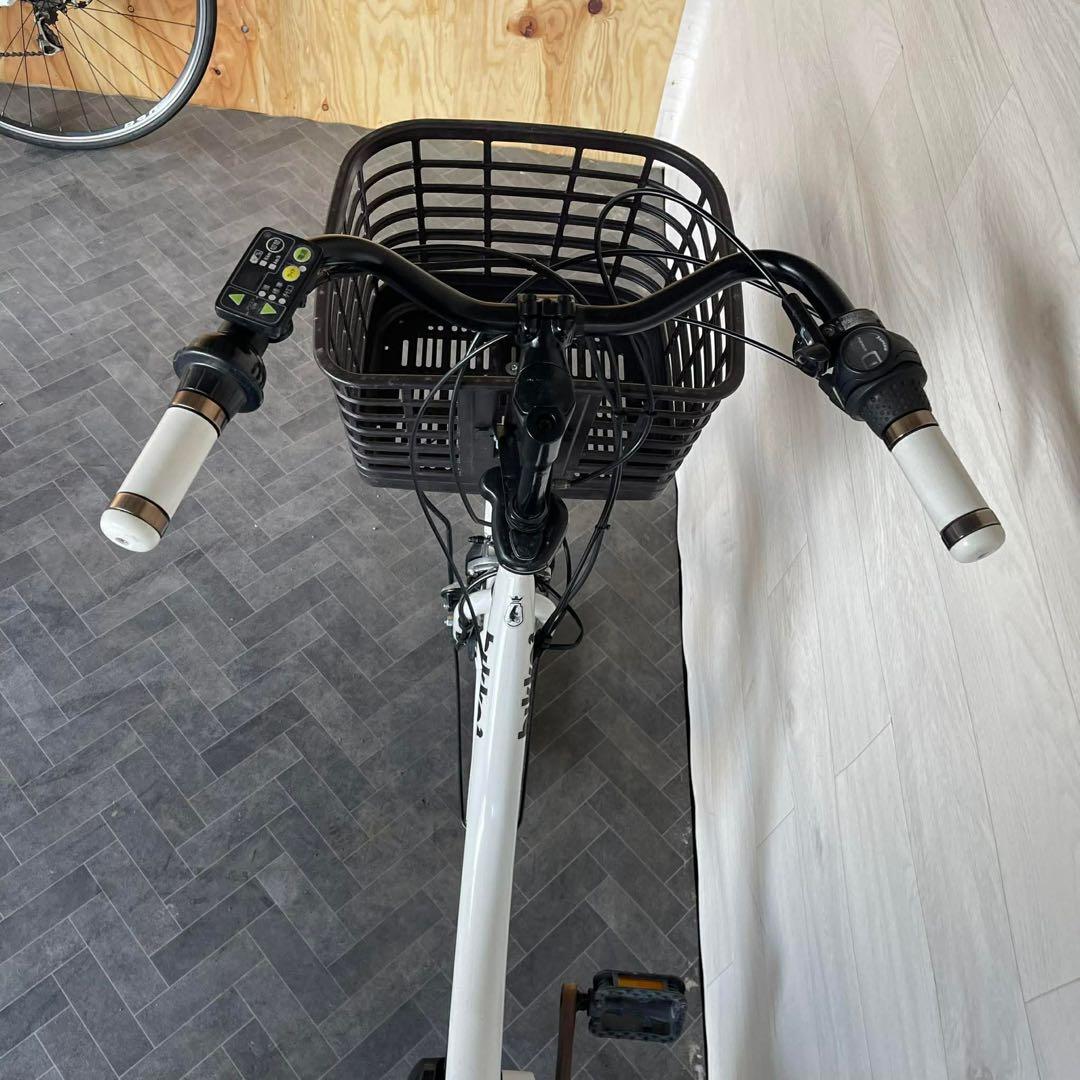 電動アシスト自転車 ホワイト