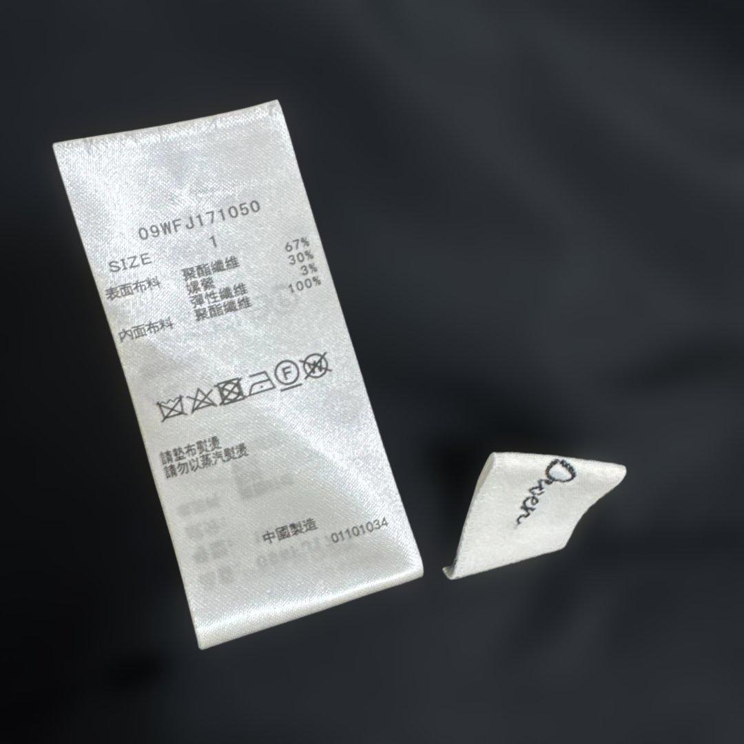 【極美品】 ミラオーウェン ダブルブレザーコンパクトジャケット ブラック　1