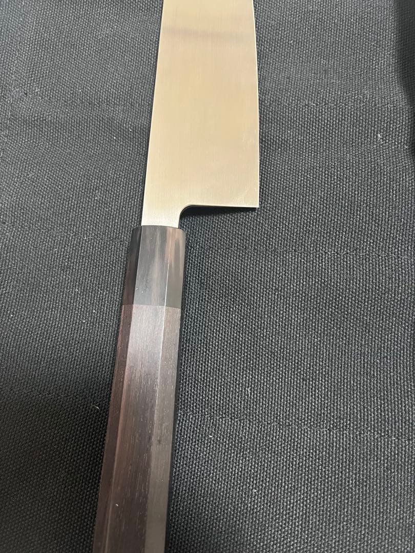 新品本刃付け済切付型牛刀 210mm / 黒檀柄 / MKV10鋼 / 高級包丁