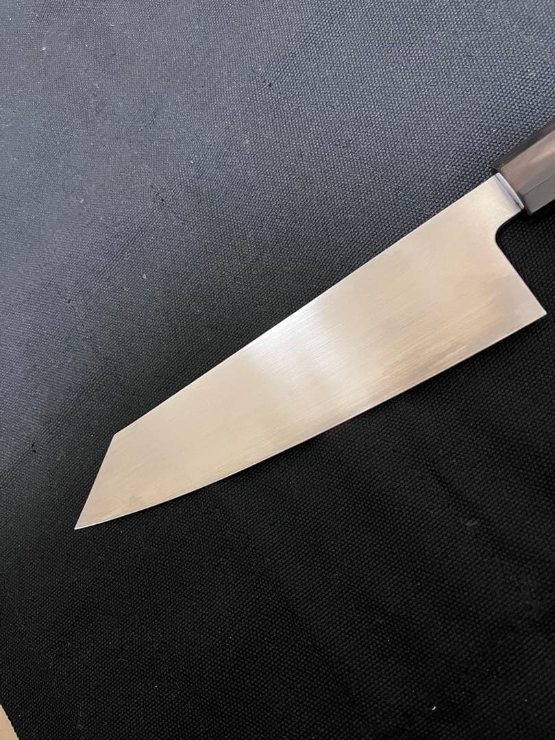 新品本刃付け済切付型牛刀 210mm / 黒檀柄 / MKV10鋼 / 高級包丁