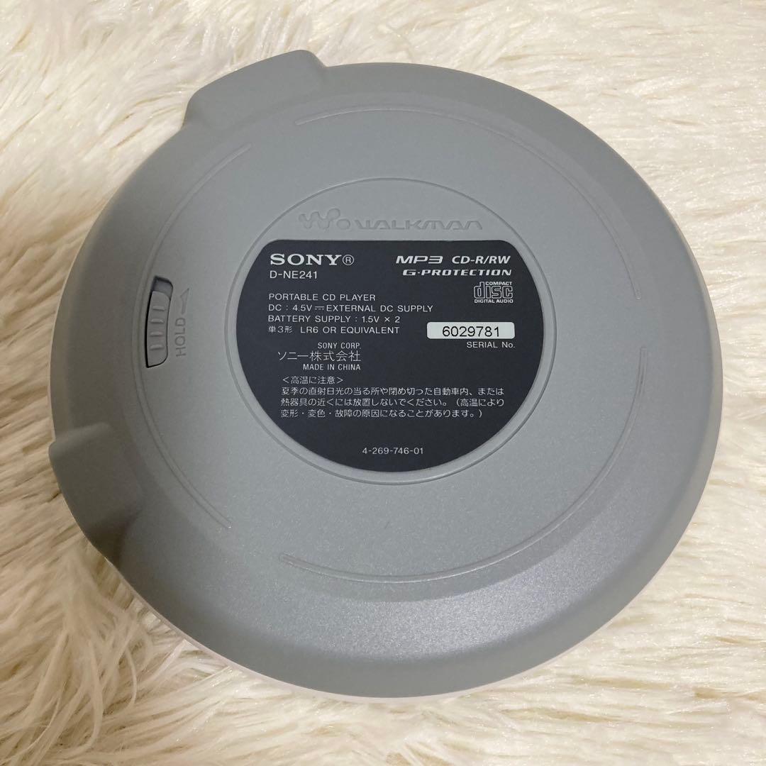 SONY ポータブルCDプレーヤー D-NE241 動作品