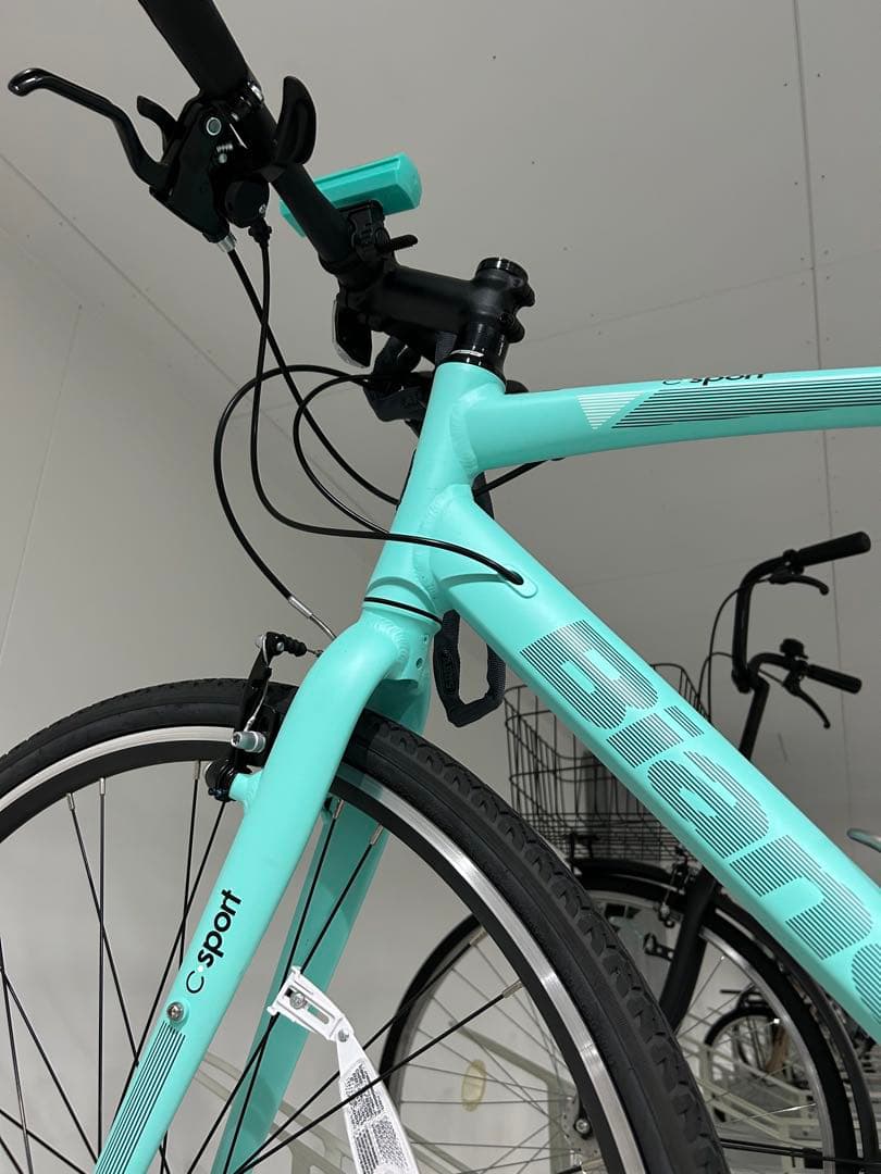 【関東の方向け】Bianchi C-Sport 水色 クロスバイク