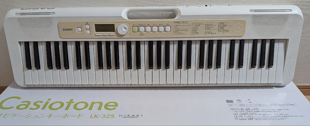 美品☆Casiotone 光ナビゲーションキーボード