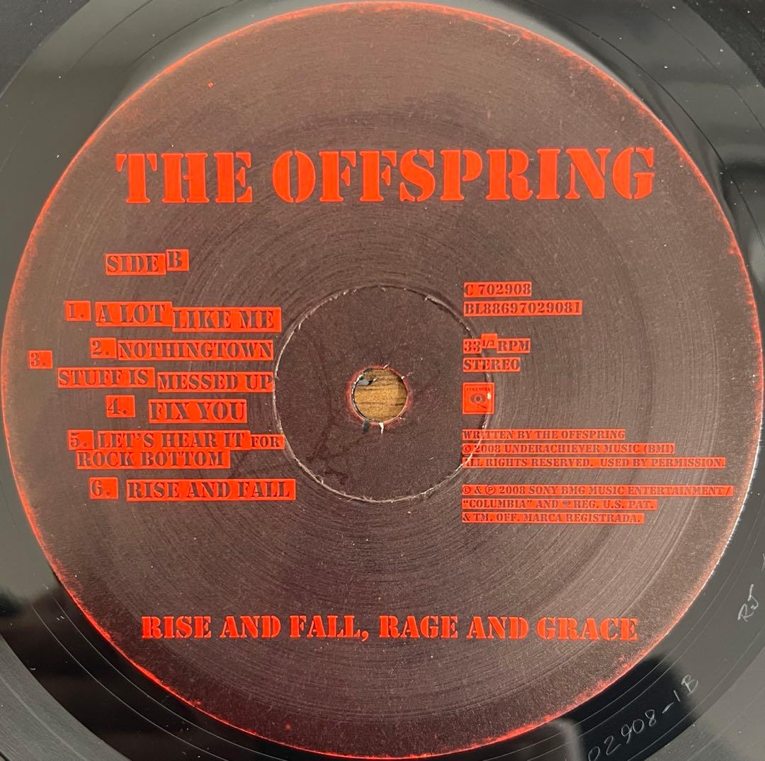 洋楽 Offspring Rise And Fall, Rage And Grace