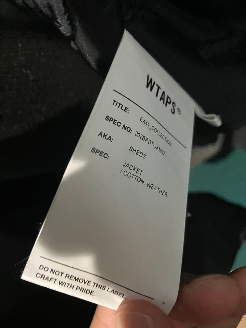 WTAPS 20AW SHEDS X02 MA-1アウター