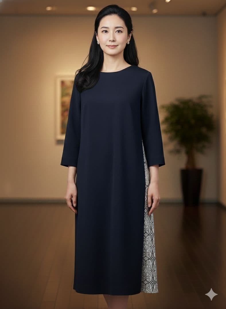 タグ付き AMACA Precious Collection　コンビワンピース