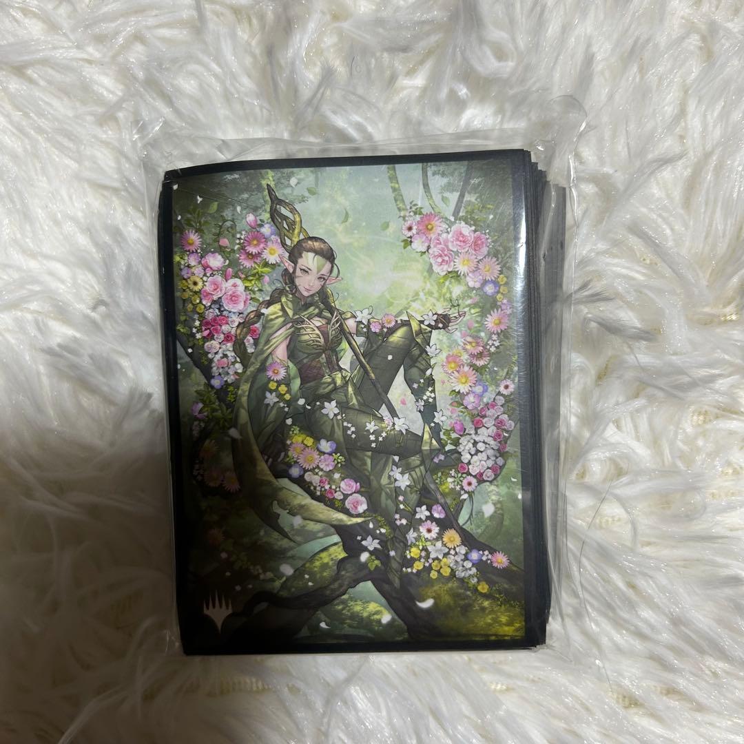 MTG 復活した精霊信者、ニッサ プレイマット GW プレマ　スリーブ　セット