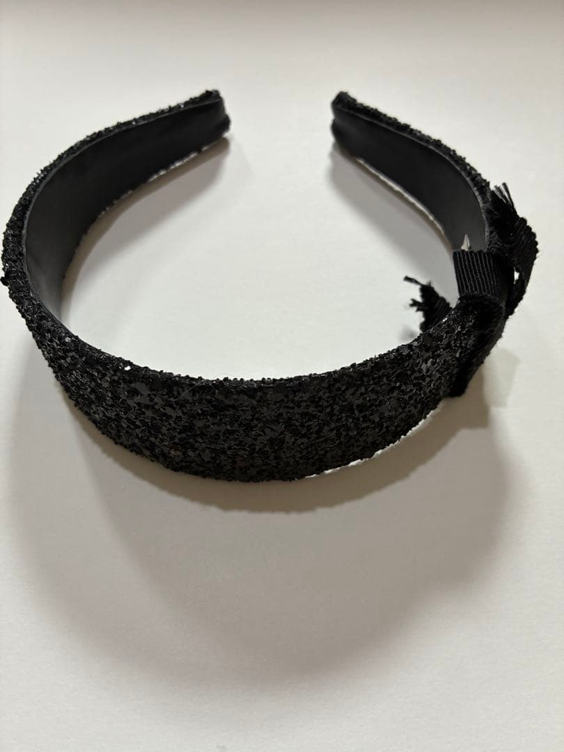 【正規品・美品】MIU MIU ミュウミュウ リボン カチューシャ 黒