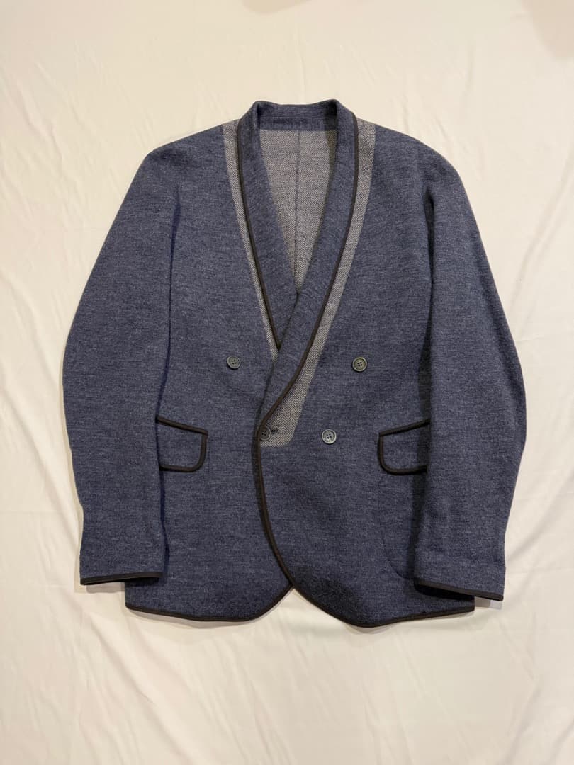 M’s Braque ショールカラー リバーシブルジャケットSエムズブラック