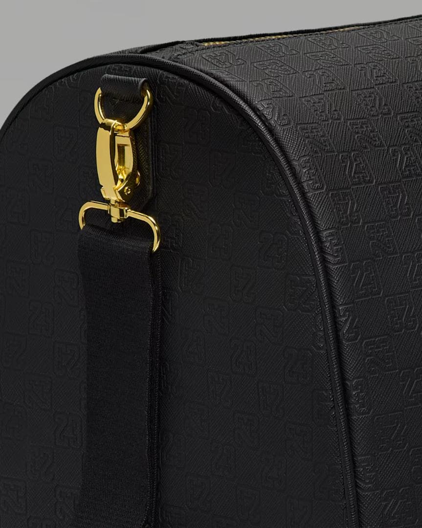 【新品】40L ジョーダン モノグラム ダッフルバッグ ボストンバッグ ブラック