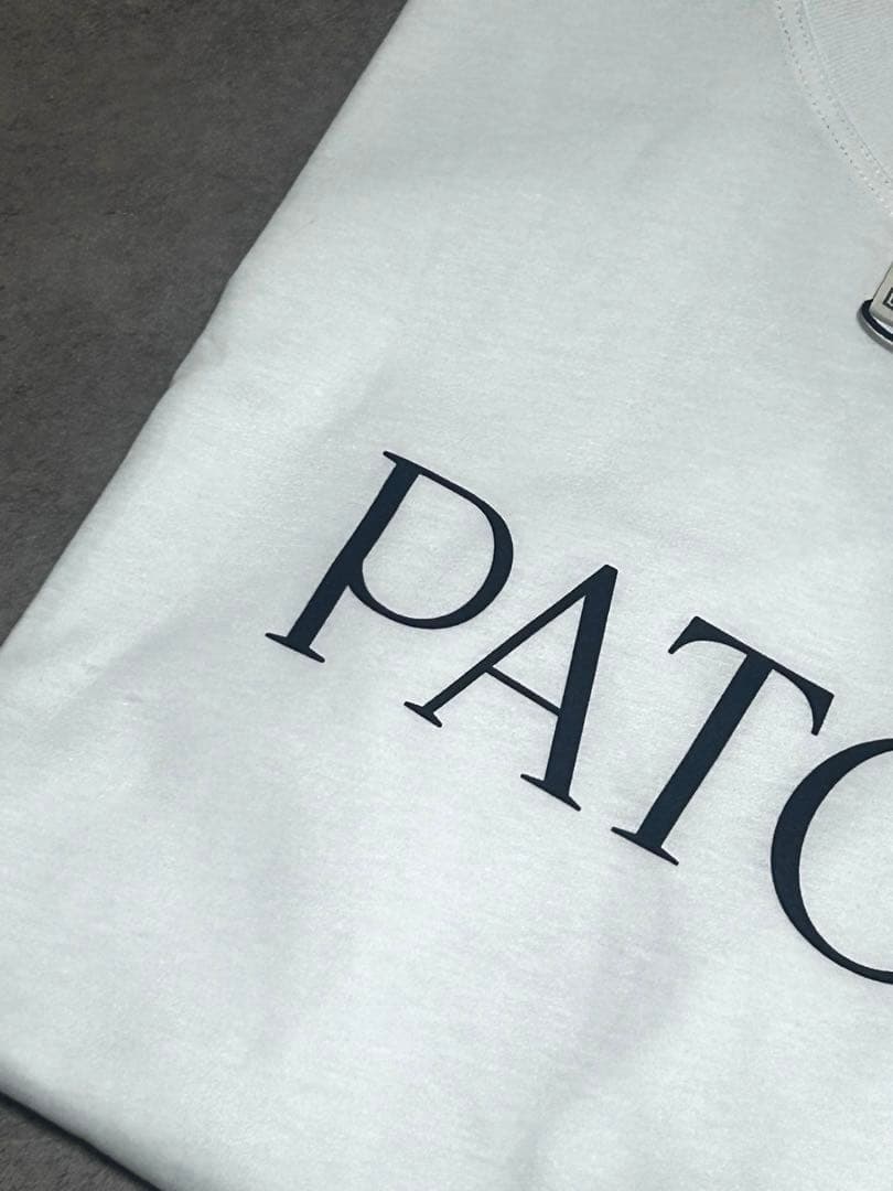 PATOU パトゥー　ホワイト ロゴTシャツ Sサイズ