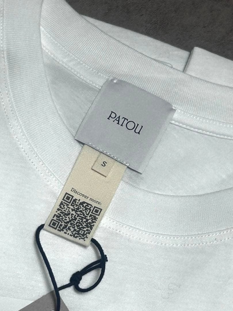 PATOU パトゥー　ホワイト ロゴTシャツ Sサイズ