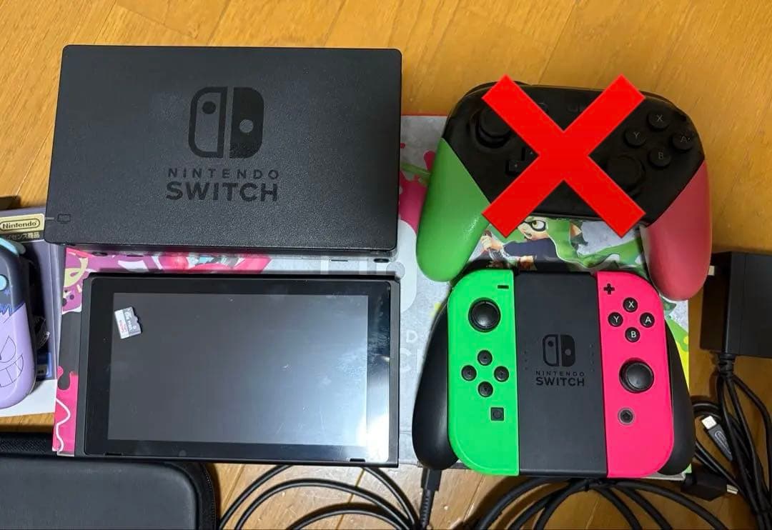 Nintendo Switch スプラトゥーン2本体 プロコン 連射 SD付属