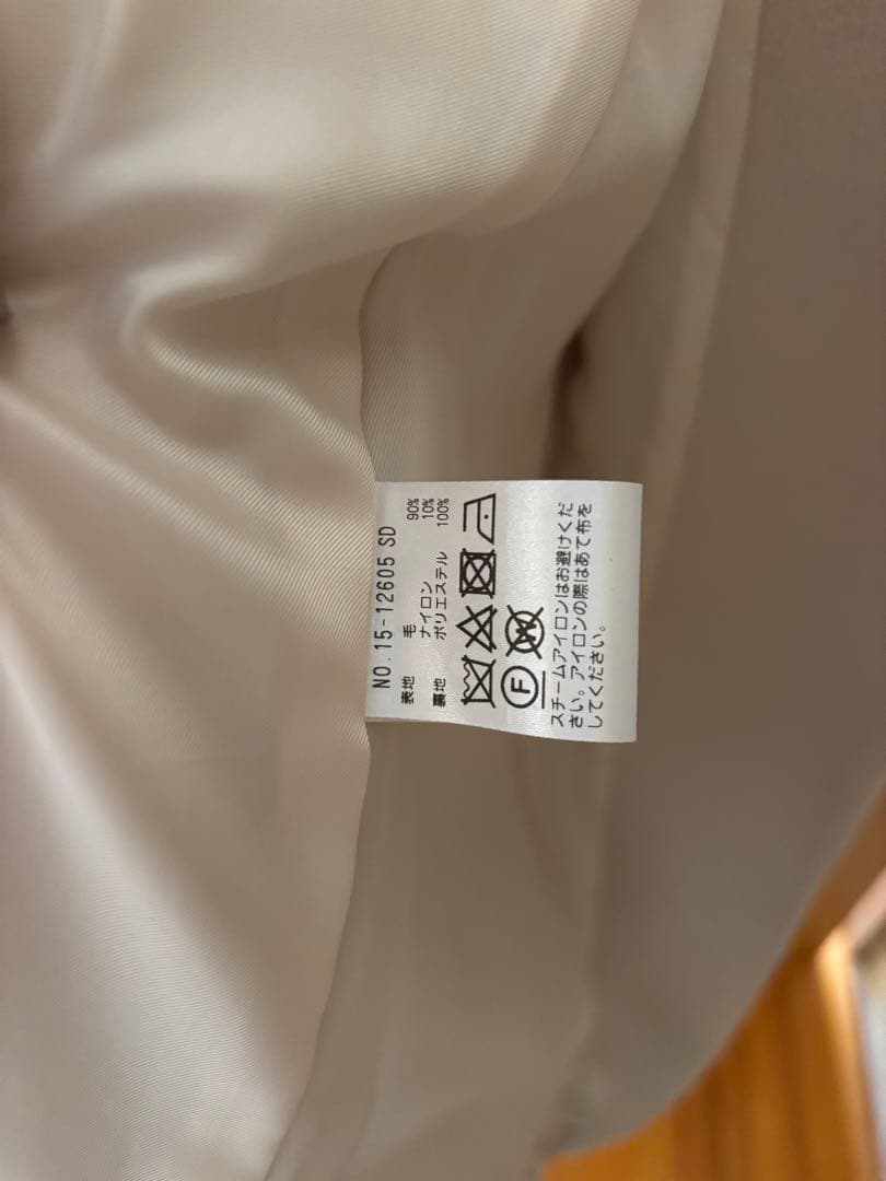 【美品】ストロベリーフィールズ 上品ベージュ ロングコート 卒業式 入学式