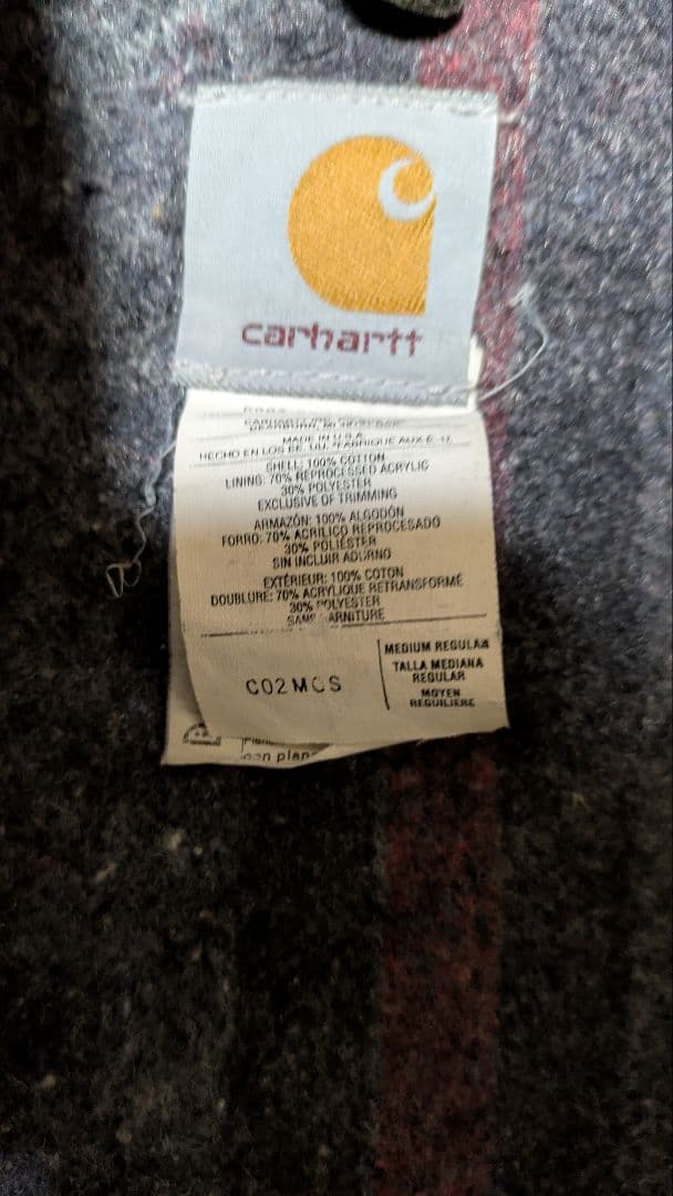 Carhartt ミシガンチョアコート Mサイズ カーキ