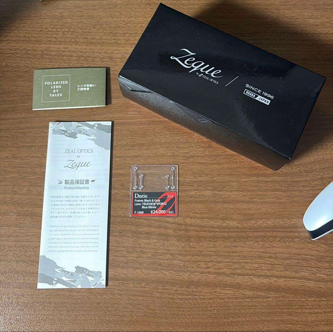 Zeque by ZEAL OPTICS サングラス ケース付き＆箱付き