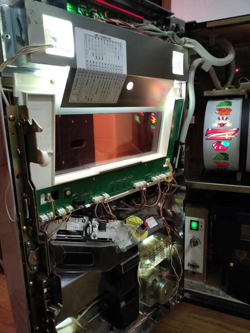 【パチスロ実機】北電子★ファイナルジャグラー（桃）【不要機付】４号機・レア