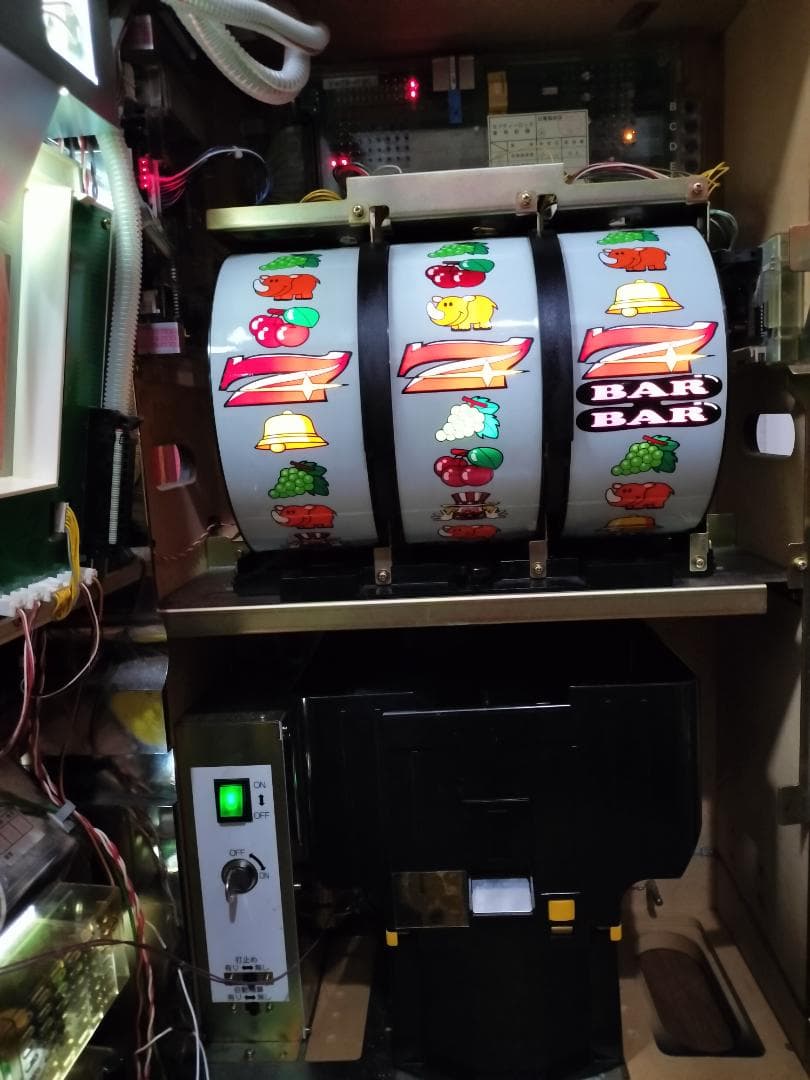 【パチスロ実機】北電子★ファイナルジャグラー（桃）【不要機付】４号機・レア