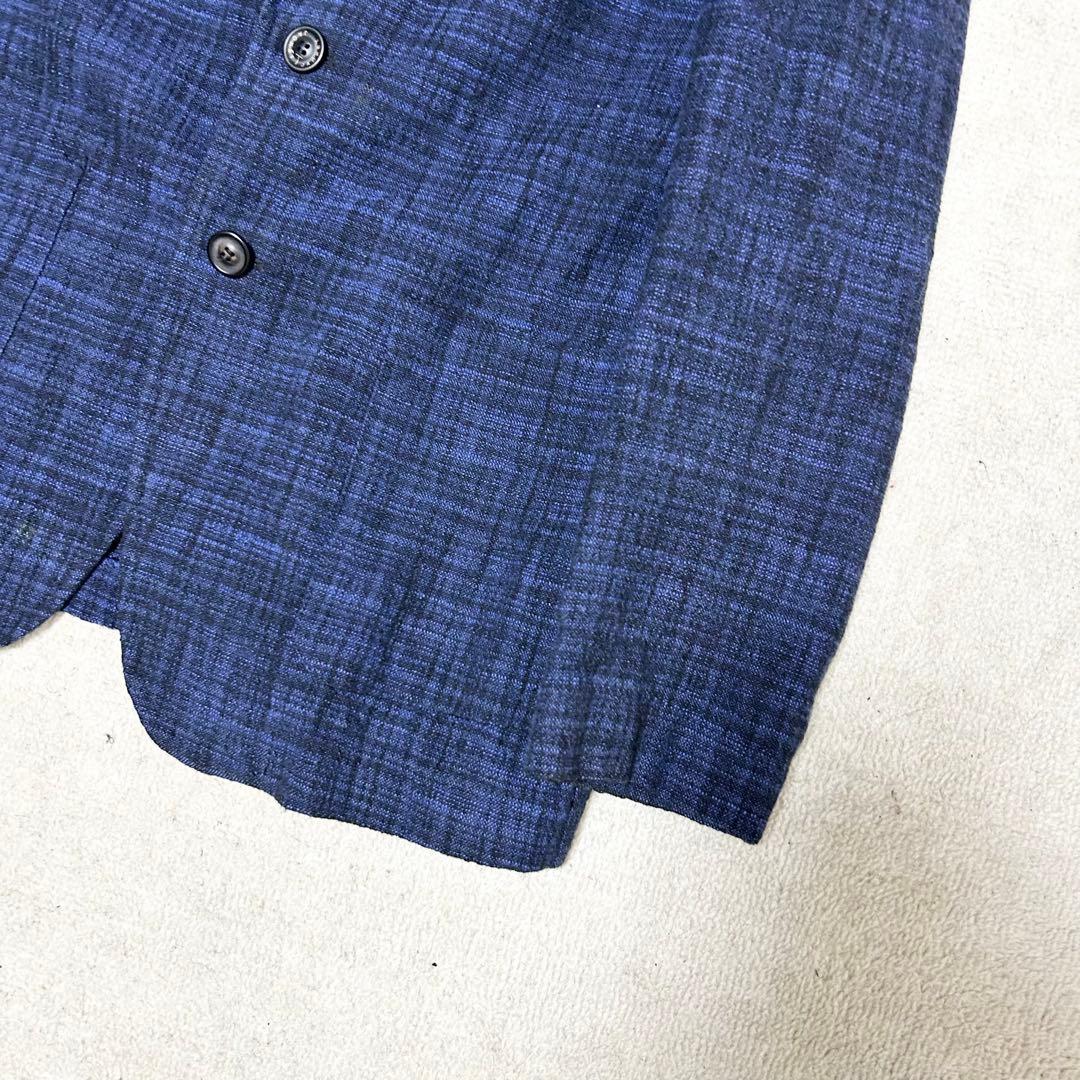 T-jacket イタリア製　リネン　テーラードジャケット　アンコンジャケット
