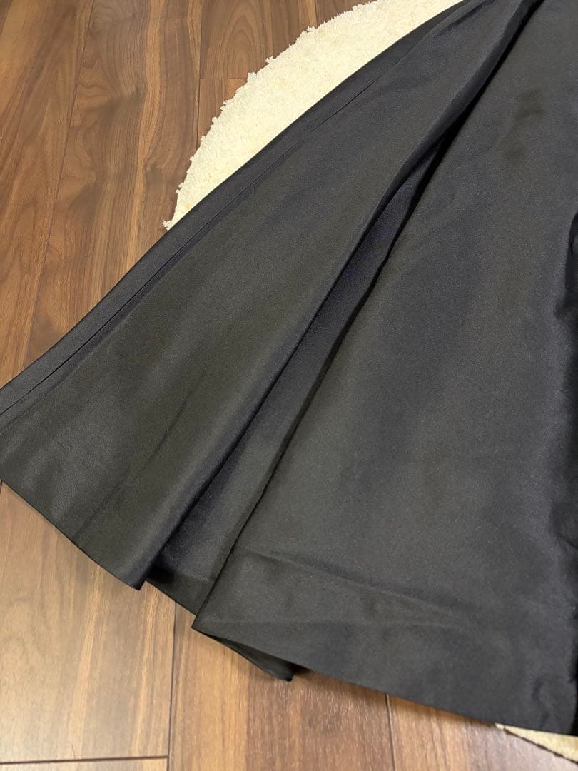CLANE VOLUME FLARE SKIRT ブラック
