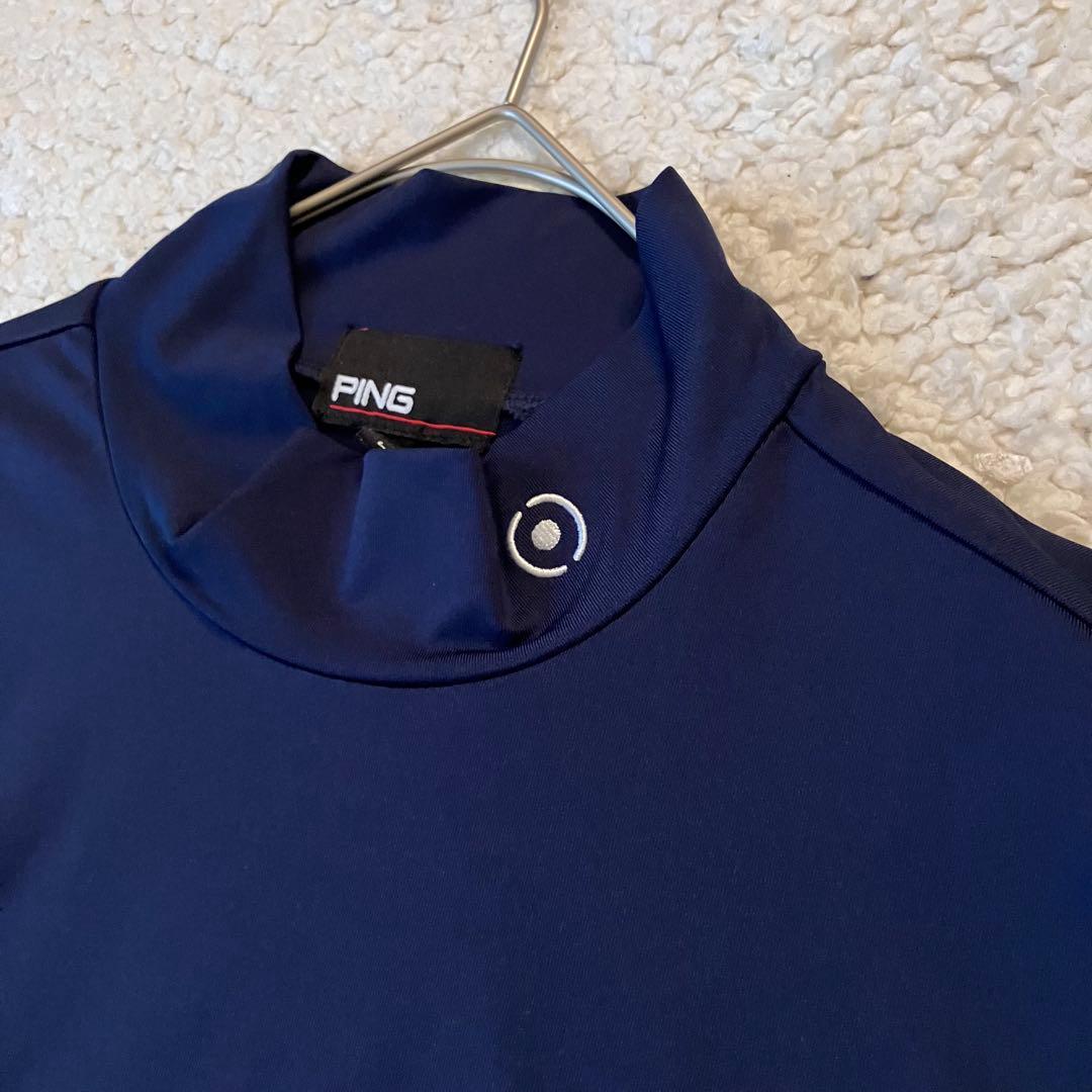 【新品L】PING レイヤード ポロシャツ & インナー　セット　メンズ