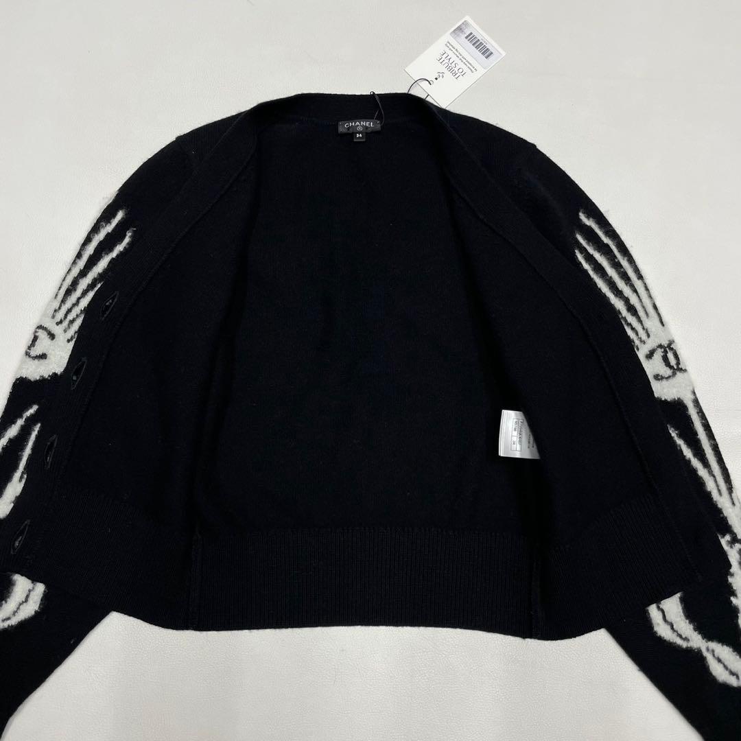 極美品 現行モデル CHANEL シャネル カシミヤ カーディガン ココマーク