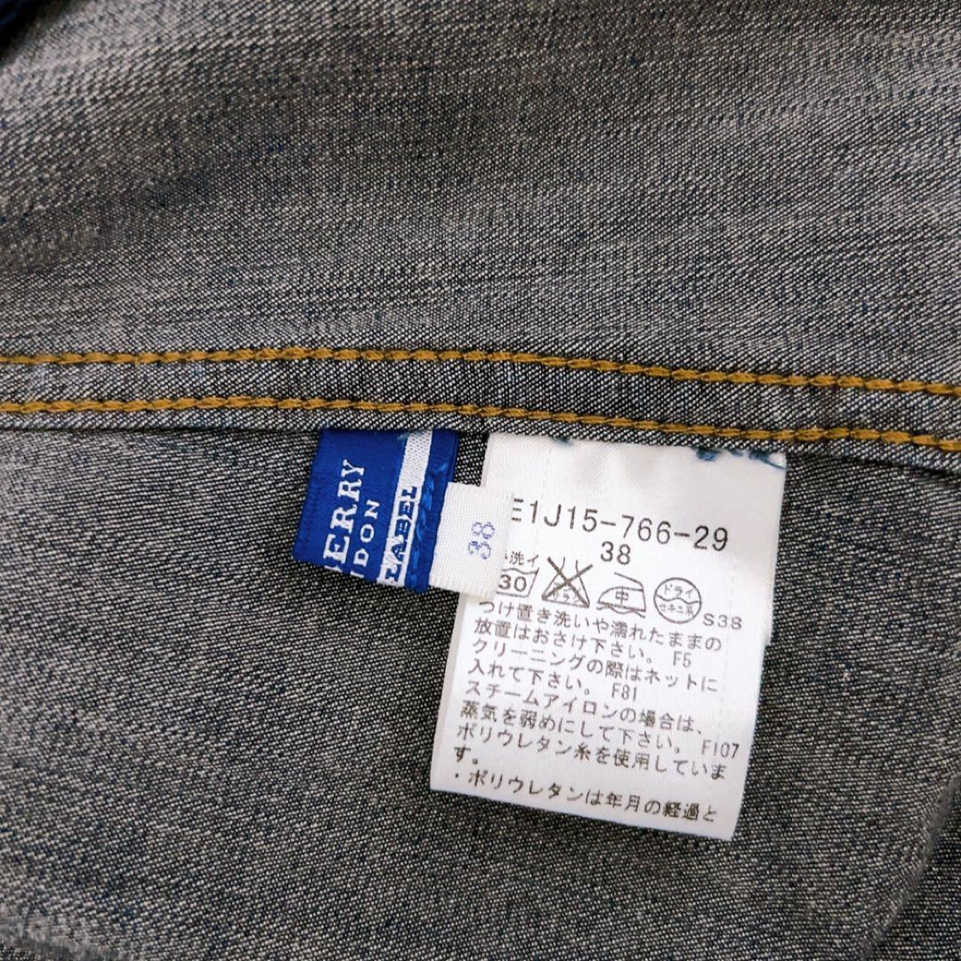 BURBERRY BLUE LABEL デニムワンピース　ノバチェックY2K