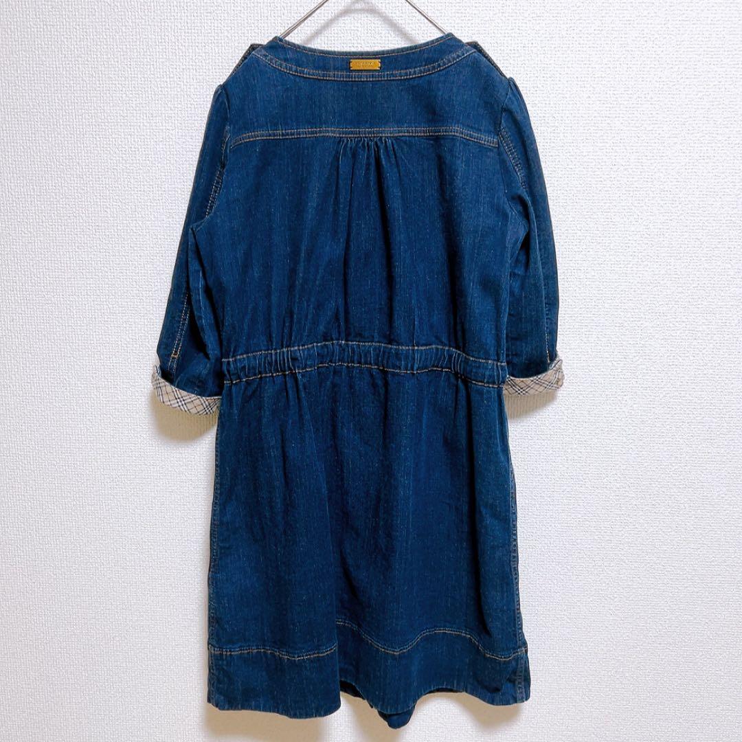 BURBERRY BLUE LABEL デニムワンピース　ノバチェックY2K