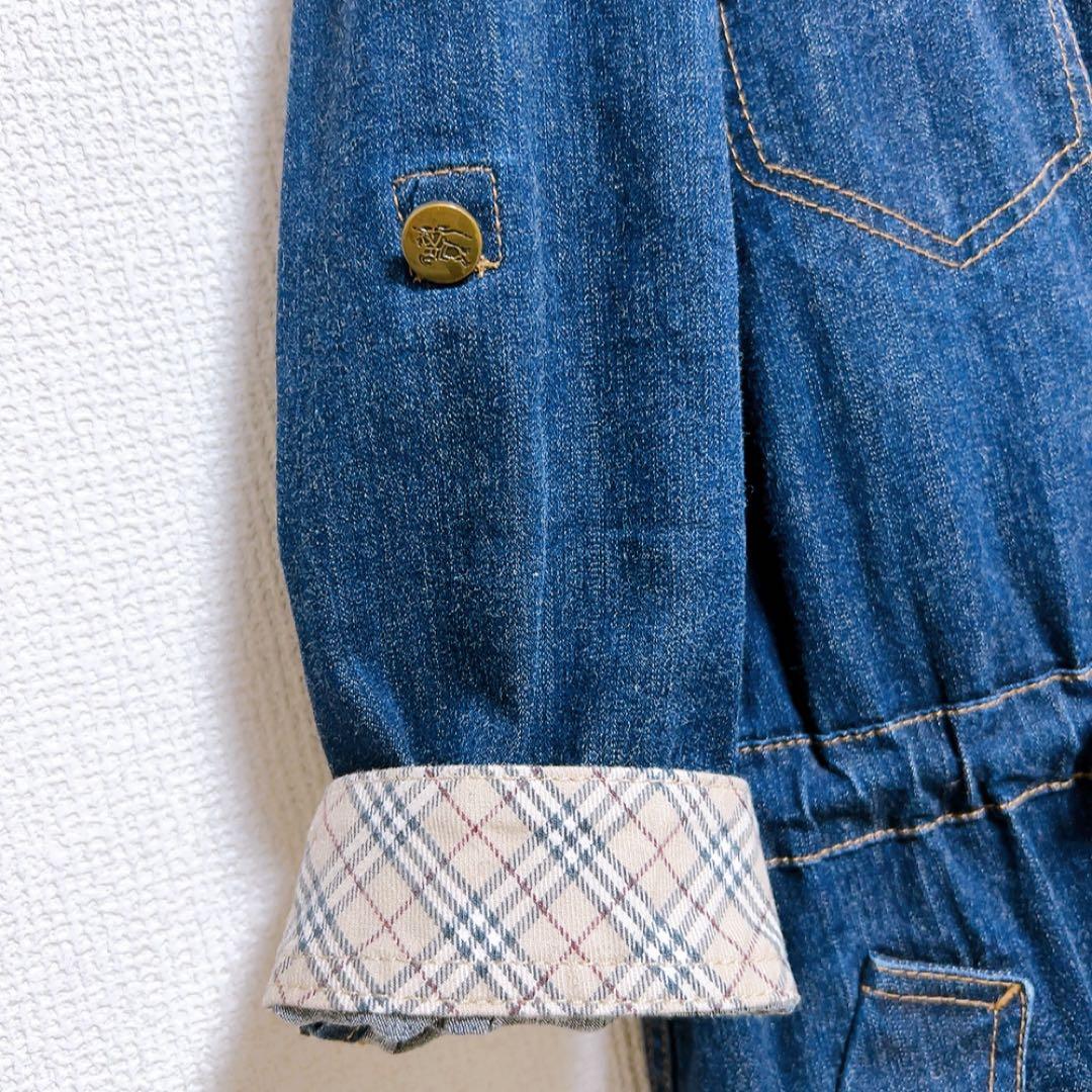 BURBERRY BLUE LABEL デニムワンピース　ノバチェックY2K