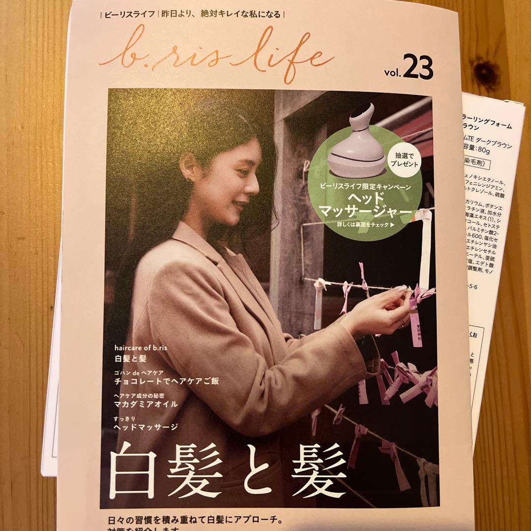 b.ris エアリーカラーリングフォーム ダークブラウン 3個セット　冊子付き