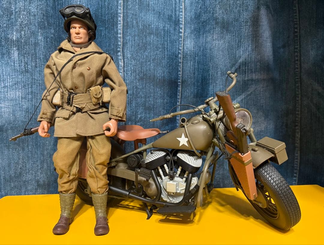 1/6 21stトイズ製　米国陸軍兵➕オートバイ　ハーレー