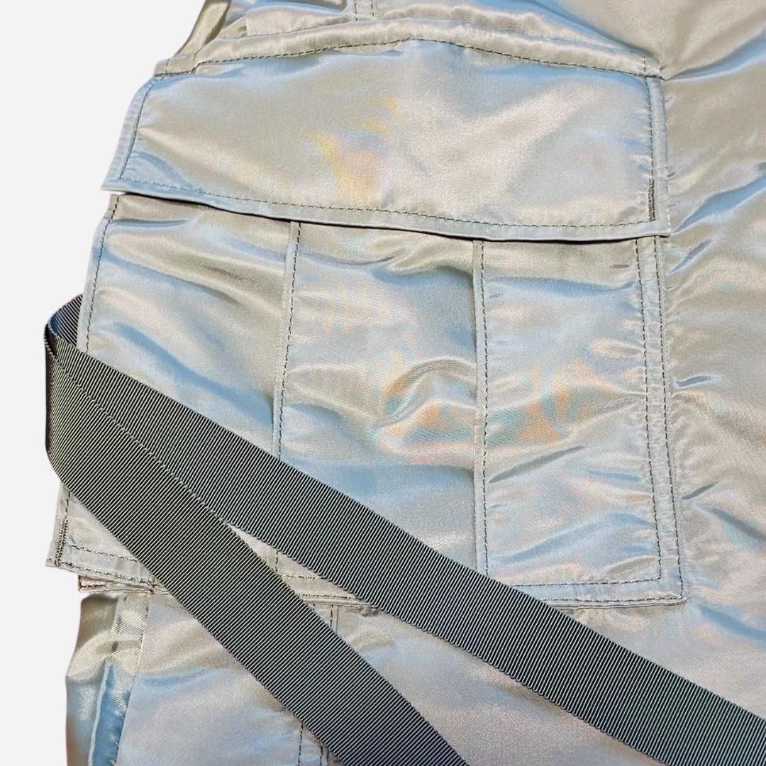 サカイ sacai ナイロンツイル バックプリーツ スカート サイズ2 美品 F