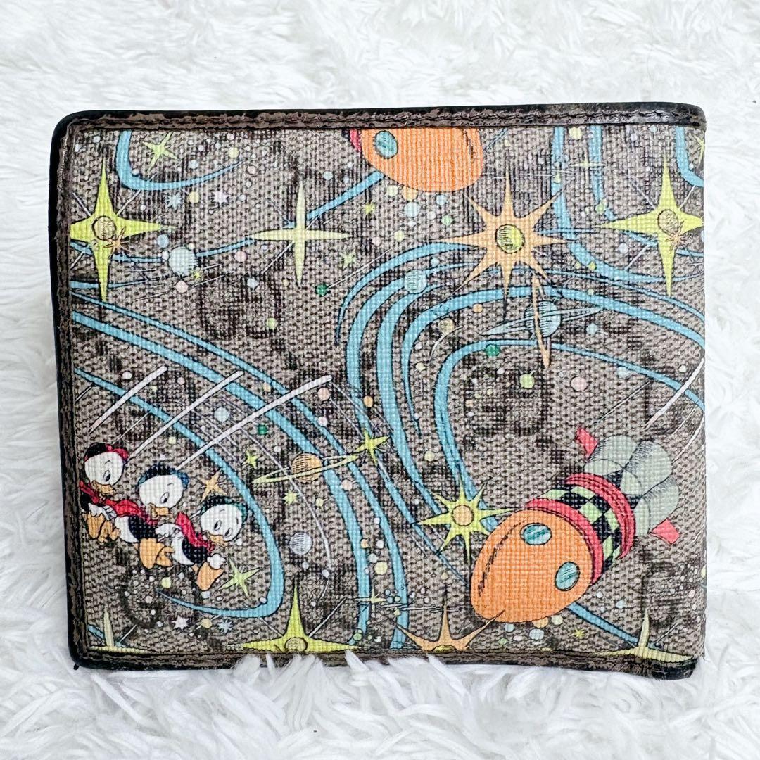 GUCCI Disney ドナルドダック 二つ折り財布 正規品　コラボ