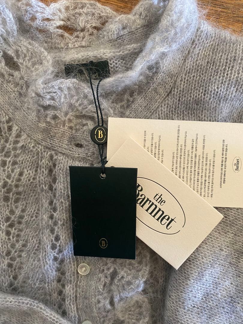 トップス the barnnet Hale Frill Mohair Cardigan