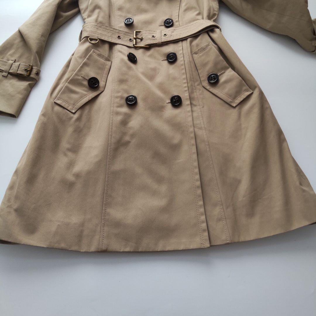 美品 バーバーリーブルーレーベル ライナー ベルト付 ロング トレンチコート36