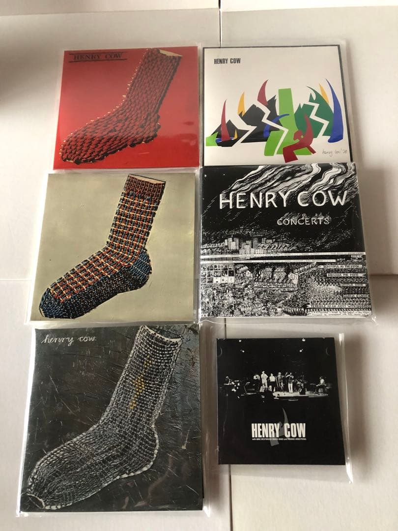 Henry Cow D.U特典BOX紙ジャケットCD5枚とCDシングル1枚