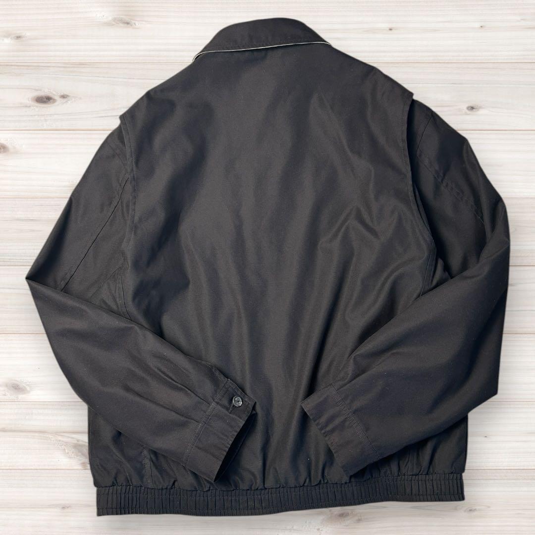 【美品】ポロラルフローレン スイングトップ S 黒 白ポニー 裏地チェック 定番