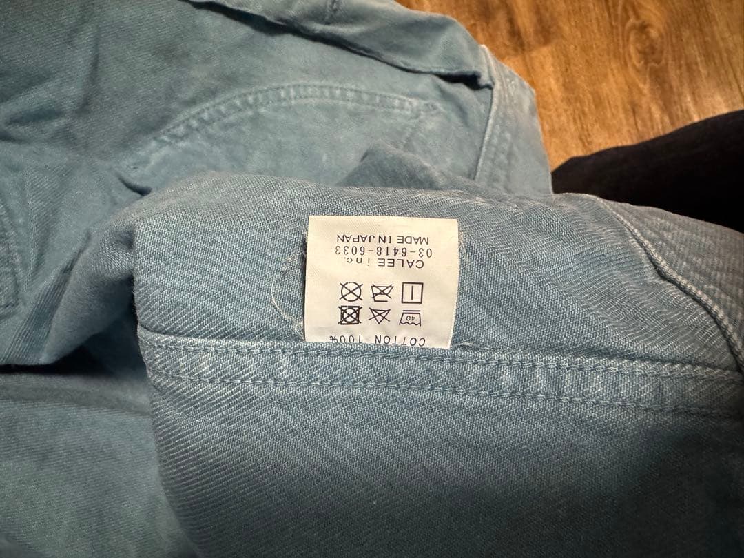Calee Supply Co. ライトブルーカバーオール L