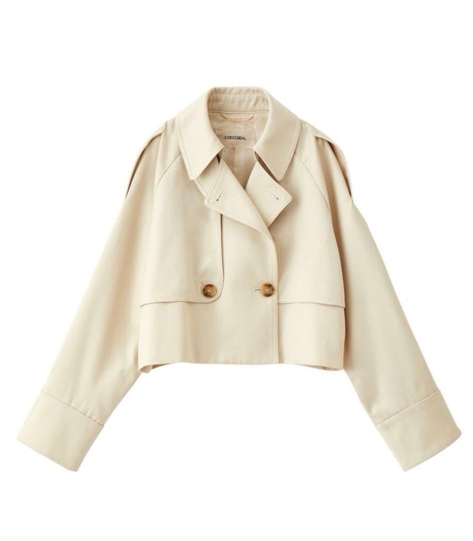 COCODEAL ショートトレンチコート