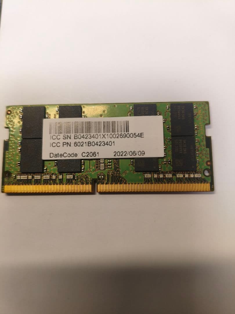 Samsung DDR4 3200 メモリ 16GB