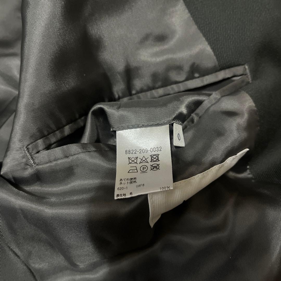 美品 LOEFF ロエフ ギャバ ダブルブレスト ジャケット